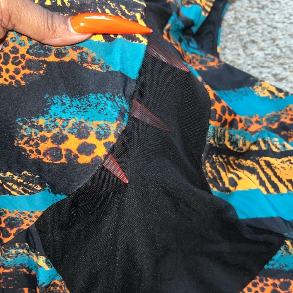 ICON SWIM Animal Print One-Piece Swimsuit - Picture 2 of 4